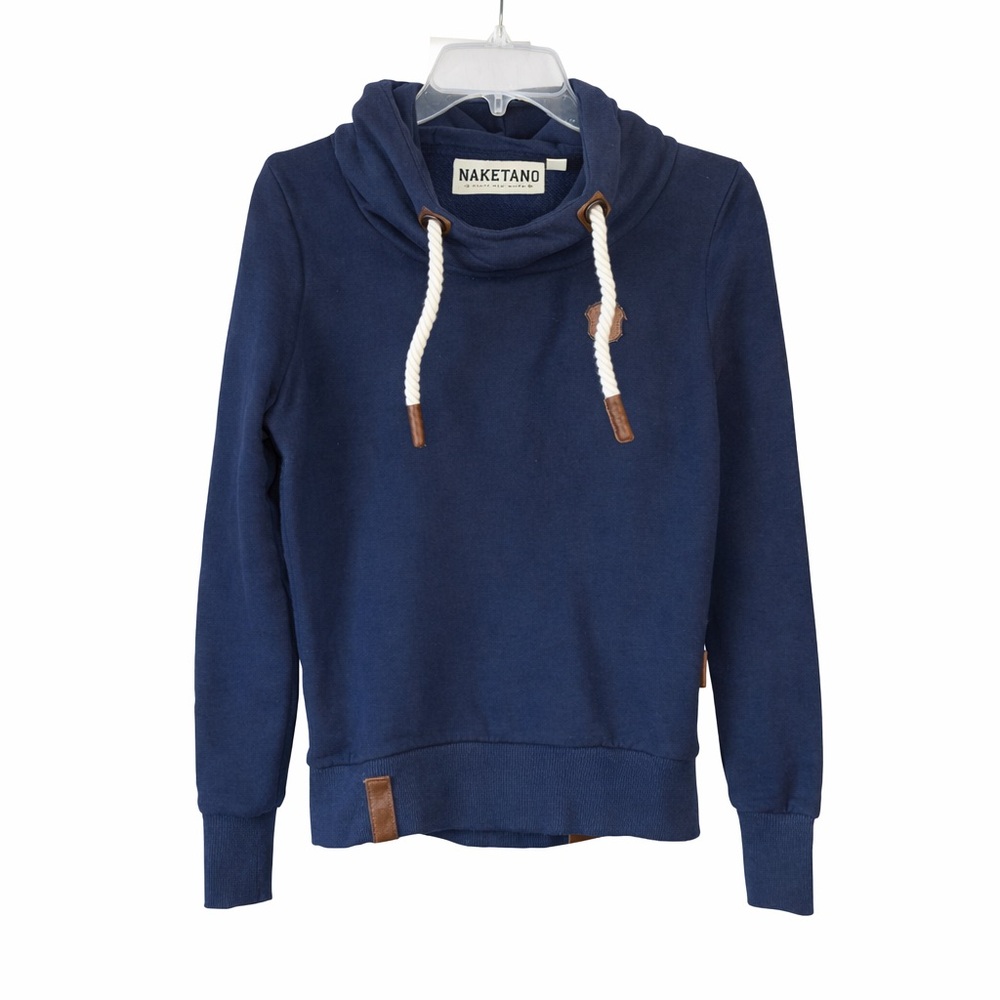 Naketano small navy Turtleneck Sweater